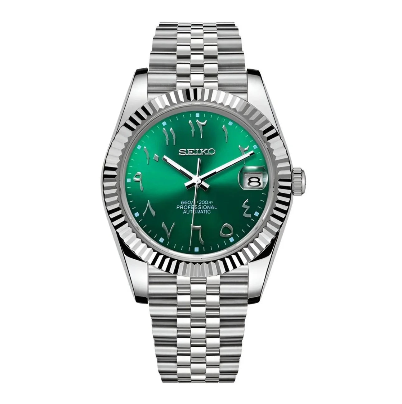 DATEJUST MOD ( ARABIC GREEN DIAL )