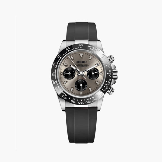 DAYTONA CHAMPAGNE DIAL BLACK SILVER