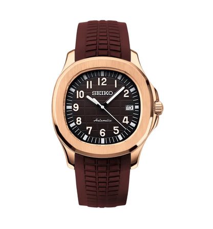 AQUANAUT MOD ROSE GOLD BROWN