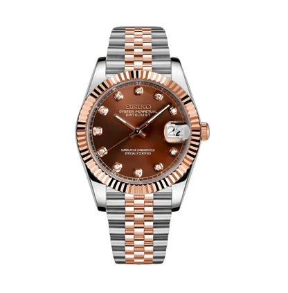 DATEJUST MOD ( CHOCOLATE TWO TONE )